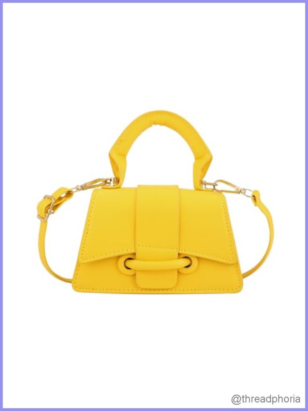 Micro Mini Crossbody Handbag Women's Purse Clutch PU Leather Shoulder Bag